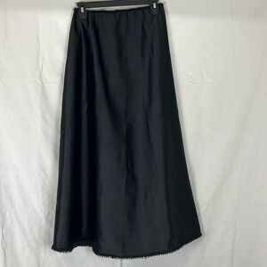 Nicole Bakti Black Maxi Skirt With Bows